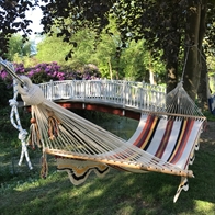 Modell: NICA DeLuxe Extra große Hängematte. Schön und dekorativ, und ein Genuss der besonderen Klasse No. 26 Deco Park 